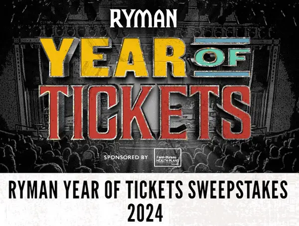 Win a Year’s of Ryman Auditorium Free Tickets Giveaway