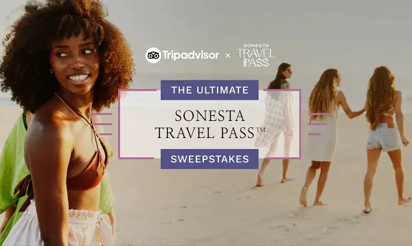 Tripadvisor Sonesta Free Travel Pass Giveaway (21 Winners)