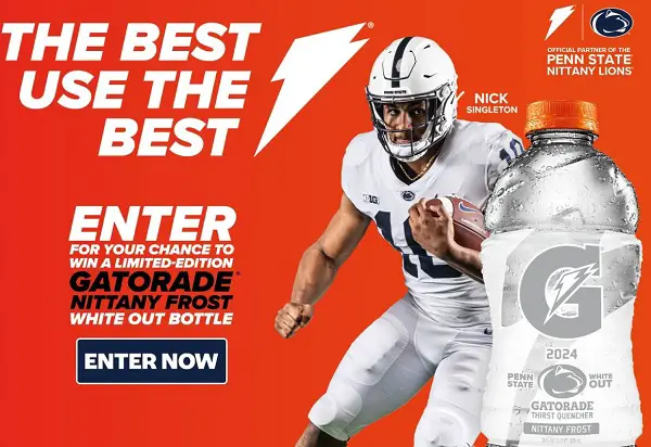 Gatorade White Out Bottles Giveaway (1,000 Winners)