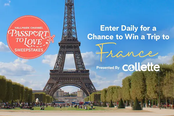 Hallmark Channel Passport to Love Sweepstakes: Win a Trip to France