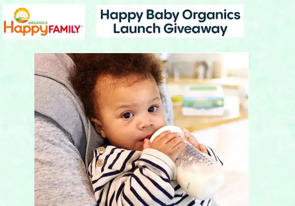 Happy Family Organics New Launch Giveaway: Win $500 Free Visa Gift Card (10 Winners)