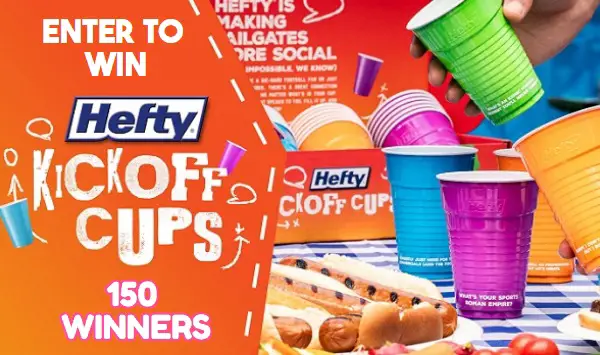 Win Hefty Kickoff Cups Kit for Free! (15 Winners)