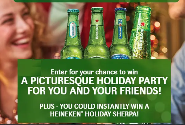 Heineken Holiday Sweepstakes: Instant Win Free Party & Sherpa (90+ Winners)