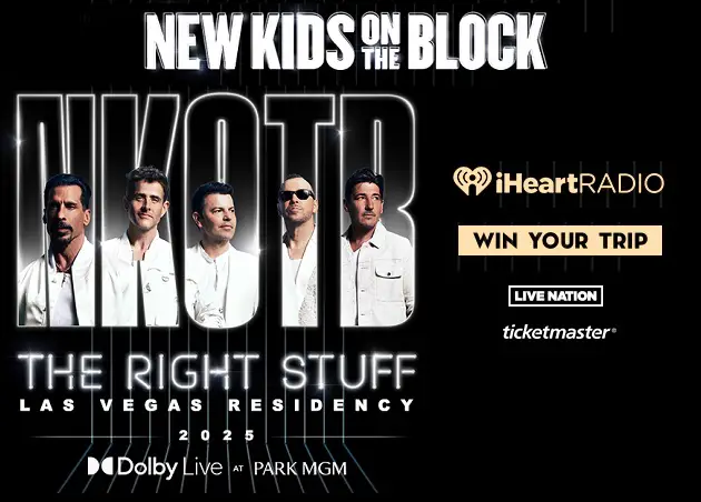 iHeartRadio New Kids On The Block Trip Giveaway: Win a Trip & Free Concert Tickets