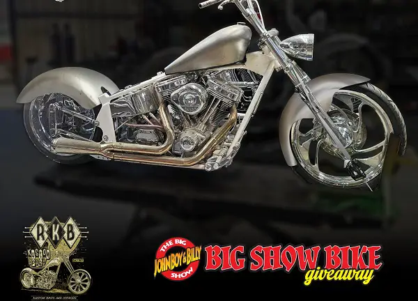 Win John Boy & Billy Custom Motorcycle For Free!