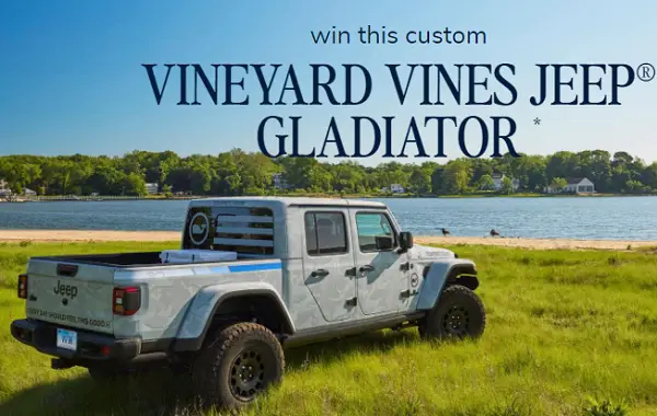 Win a Custom Vineyard Vines Jeep Gladiator Rubicon and More!