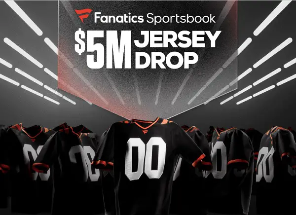 Fanatics Sportsbook Jersey Drop Promotion: Win FanCash Up to $150 – 20,000 Winners!