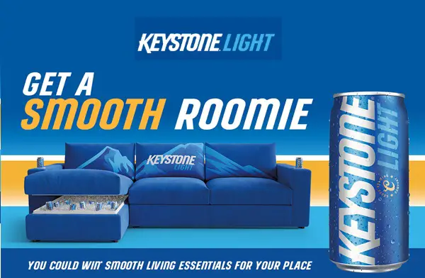 Keystone Light Near Campus Giveaway: Win Room Makeover & Over $6K in Cash Prizes