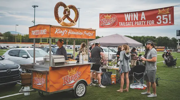 King’s Hawaiian Pretzel Cart Sweepstakes: Win Tailgate Party for 35!