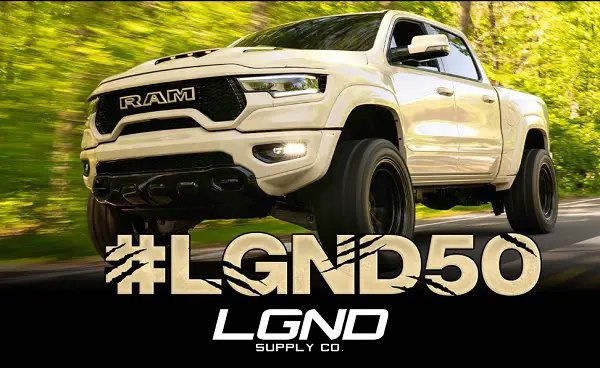 LGND50 Truck Giveaway: Win a 2023 RAM TRX