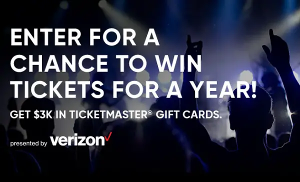 Verizon Win Free Tickets for a Year 2024 Sweepstakes