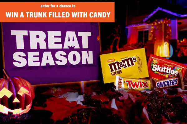 Mars Wrigley Halloween Sweepstakes: Win a Truck Filled with Candies (30+ Winners)