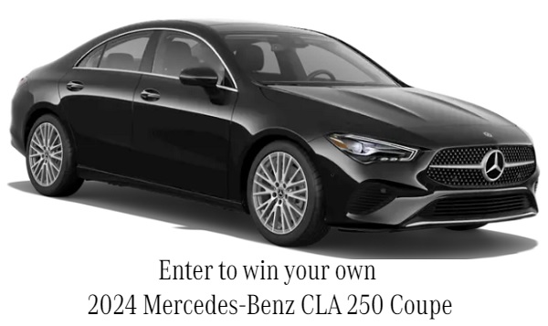 Win 2024 Mercedes-Benz CLA 250 Coupe 24-month lease!