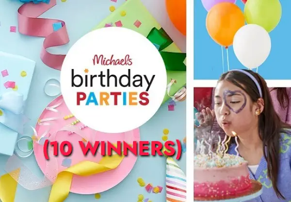 Michaels Birthday Party Sweepstakes: Win Birthday Party Pack Worth $500! (10 Winners)