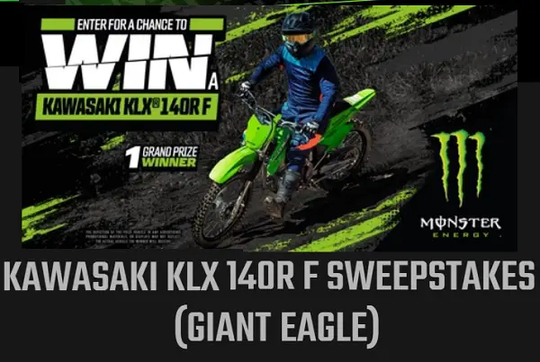 Monster Energy Kawasaki Motorcycle Giveaway