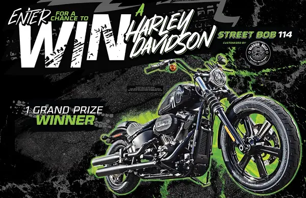Win Harley-Davidson Street Bob 114 Motorcycle!