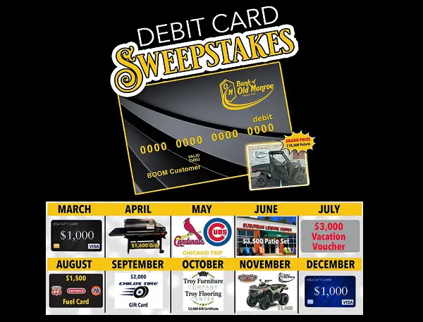 2024 BOOM Debit Card Monthly Prize Giveaway: Win Polaris Ranger & More