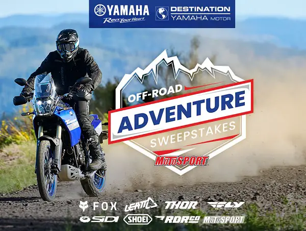 Motosport Win Yamaha Motorcycle Giveaway (Weekly Prizes)