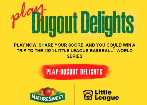 Naturesweet Little League World Series Sweepstakes: Win a Trip or up to $300 Gift Card