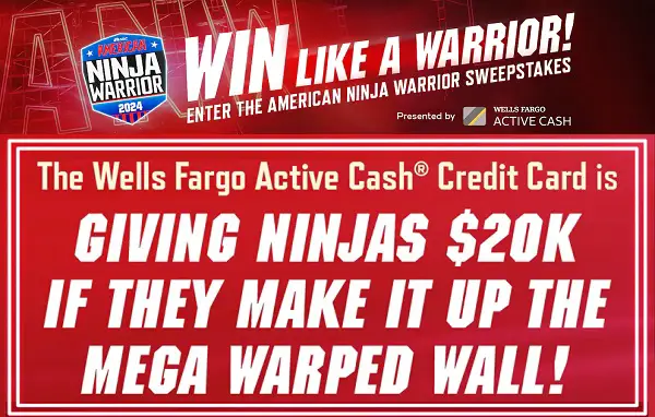 NBC American Ninja Warrior Sweepstakes: Win $400 Cash (50 Winners)