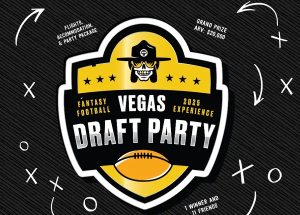 Win a Trip to Attend Las Vegas 2025 Fantasy Football Draft Party!