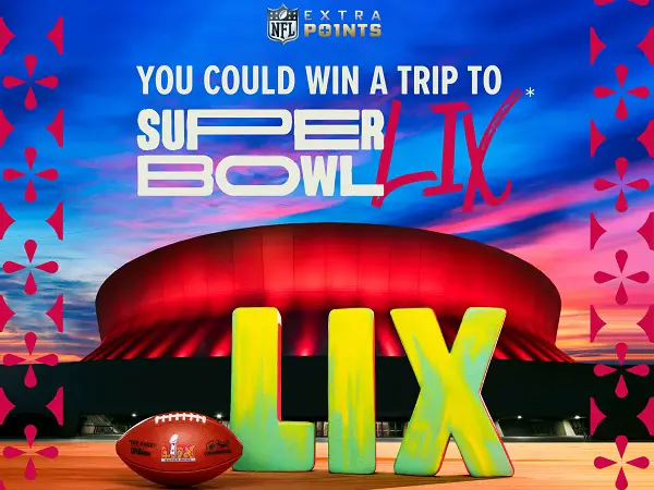 NFL November Super Bowl LIX Trip Giveaway 2024