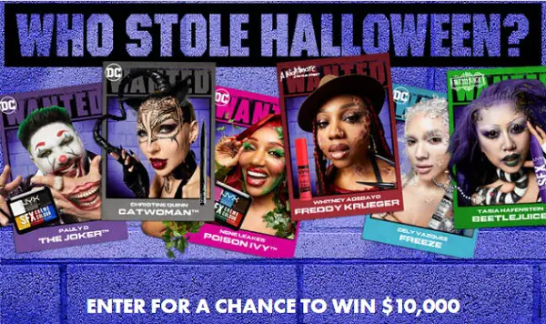 Who Stole Halloween Sweepstakes: Unmask the Mystery and Win $10,000 Cash!