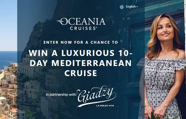 Oceania Cruises Giveaway: Win Free Cruise Vacation on Europe Mediterranean & More