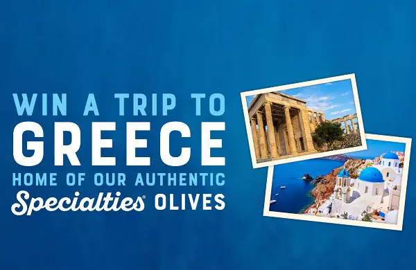 Olives Greece Trip Giveaway: Win a Trip & Musco Olives Gift Pack