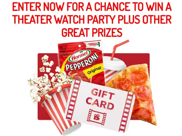 Pepperoni Despicably Delicious Giveaway: Win Theater Watch Party or Movie tickets! (85 Winners)