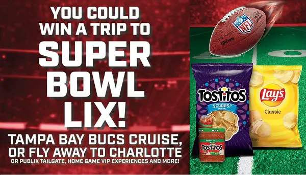 Frito-Lay Bucs Adventure Sweepstakes: Win A Trip to Super Bowl LIX, Tampa Bay Cruise and More!