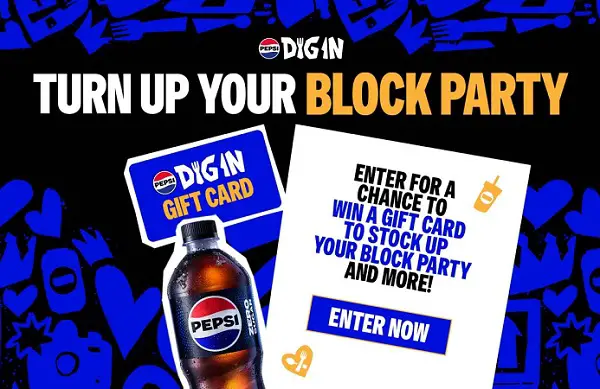 Pepsi Dig in to Summer Sweepstakes: Win Summer Block Party Kit! (113 Winners)