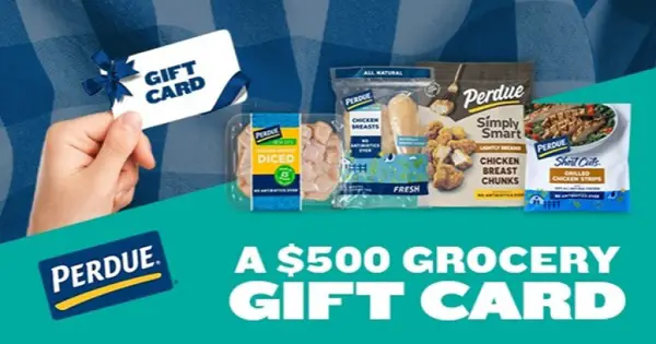 Perdue Back to School Giveaway: Win $500 Grocery Gift Cards! (3 Winners)