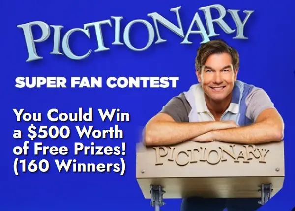 Pictionary Super Fan Contest: Win a $500 Worth of Free Prizes! (160 Winners)