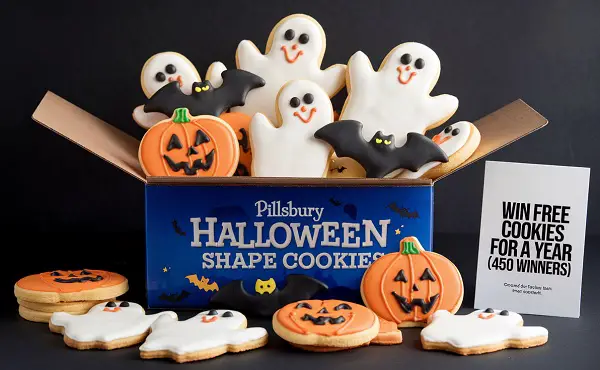 Pillsbury Halloween Shape Cookie Open Call Sweepstakes: Win Free Cookie Memories For a Year (450 winners)