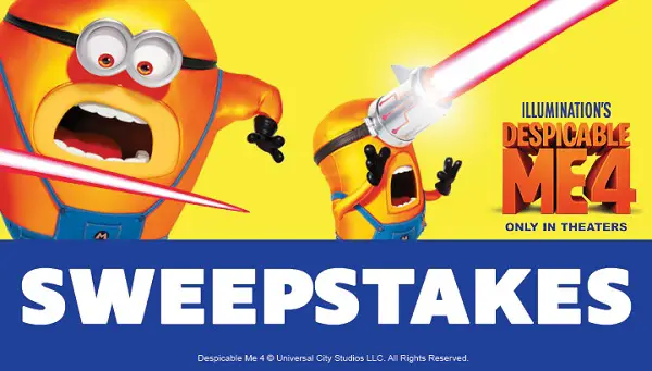 Pinkberry Despicable Me 4 Movie Sweepstakes: Win Fandango Tickets, $50 Gift Card & More