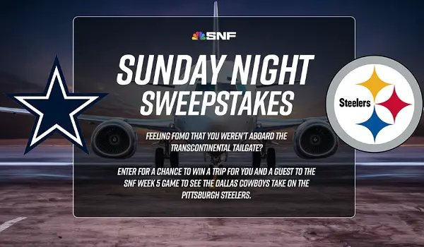 NBC Sports Pittsburgh Trip Giveaway: Win a Trip to Pittsburgh Steelers Football Game