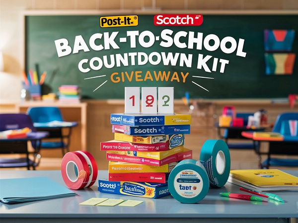 Post-it Back to School Countdown Kit Giveaway (100 Winners)