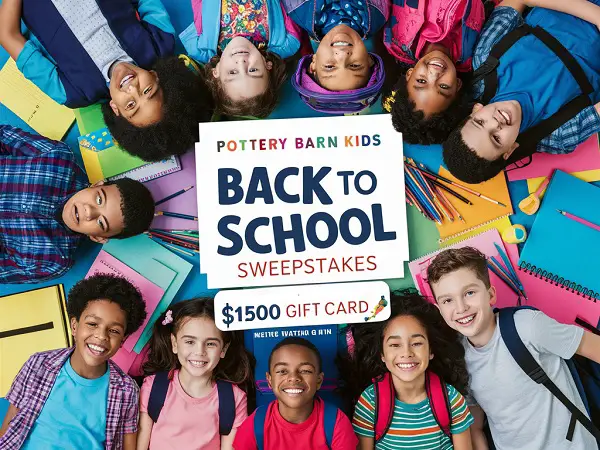 Pottery Barn Kids Back to School Giveaway: Win $1500 Gift Card