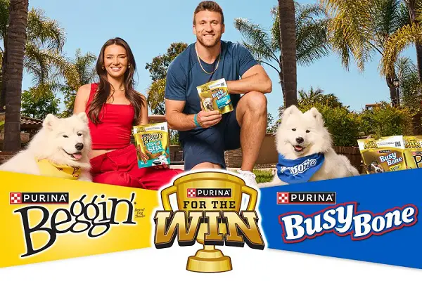 Purina For The Win Sweepstakes: Win $10000 Cash or Weekly Prizes of Dog Treats!