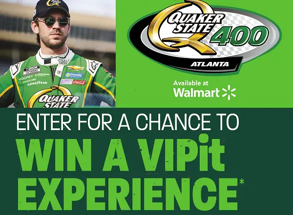 Quaker State 400 Sweepstakes: Win a Trip to 2025 Quaker State 400 or $500 WalMart Gift Card!