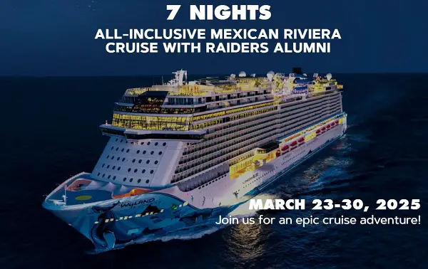 Raiders Fan Cruise Sweepstakes 2024: Win 7-Night Free Cruise Vacation!