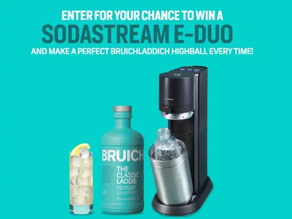 Win Sodastream E-Duo Sparkling Water Maker! (100 Winners)