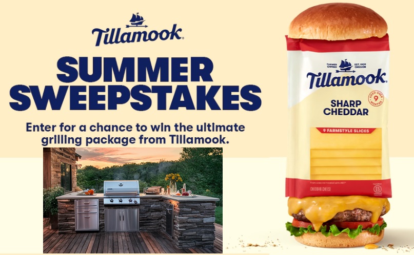 Tillamook Summer Sweepstakes: Win Free Publix Grill Set, Backyard Makeover Package & More