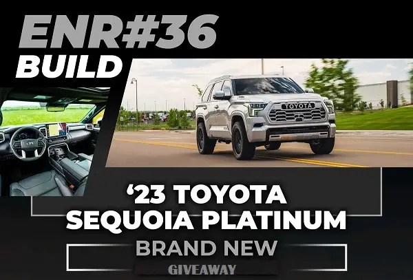 2023 Toyota Sequoia Car Giveaway: Win SUV & $50,000 Cash Prize