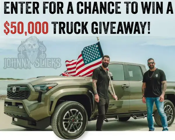 Johnny Slicks Toyota Truck Giveaway: Win 2024 Tacoma TRD Sport