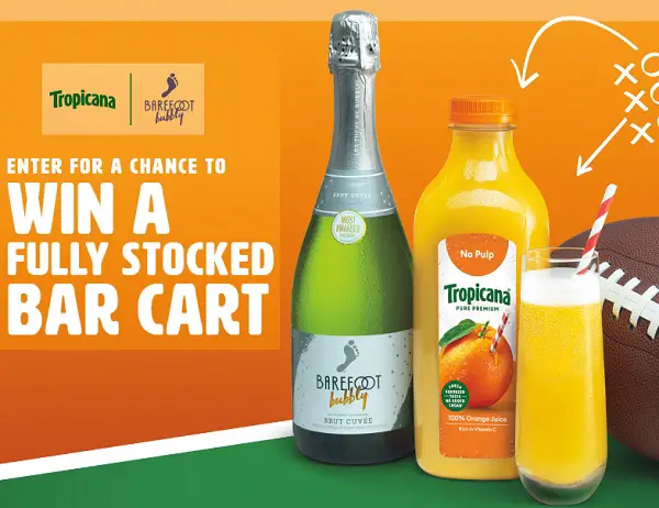 Tropicana Barefoot Game Day Giveaway (3 Winners)