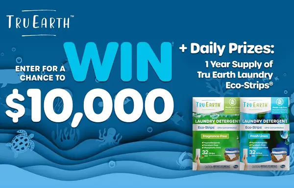 Win $10000 Cash or Free Laundry Detergent for A Year Daily!