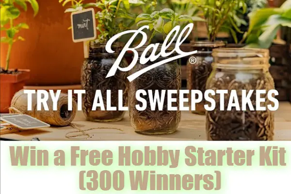 Try It All Sweepstakes: Win a Free hobby starter kit (300 Winners)