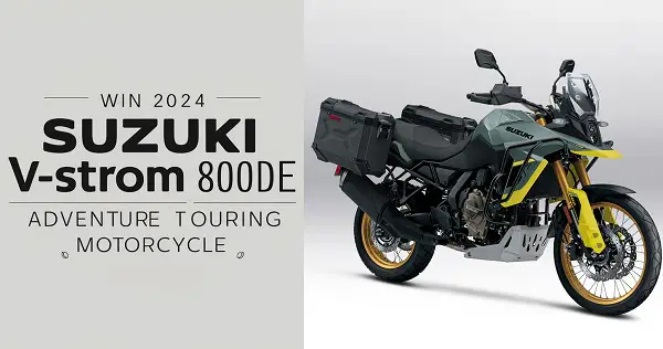 Win 2024 Suzuki V-Strom 800DE Adventure Touring Motorcycle